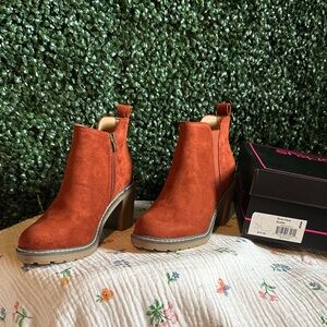 Corkys Rust Ankle Booties